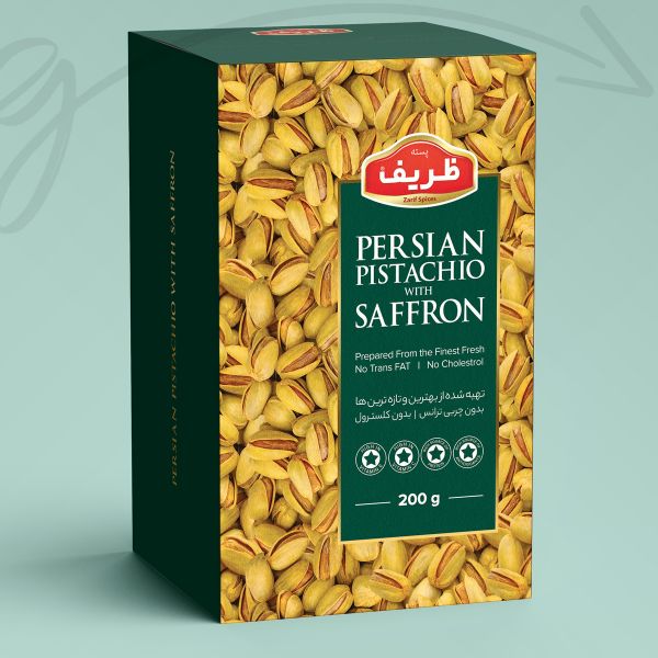 طراحی بسته بندی پسته کد 109