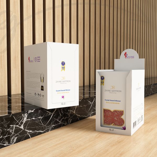 طراحی بسته بندی زعفران اقتصادی Divine Saffron - آمریکا