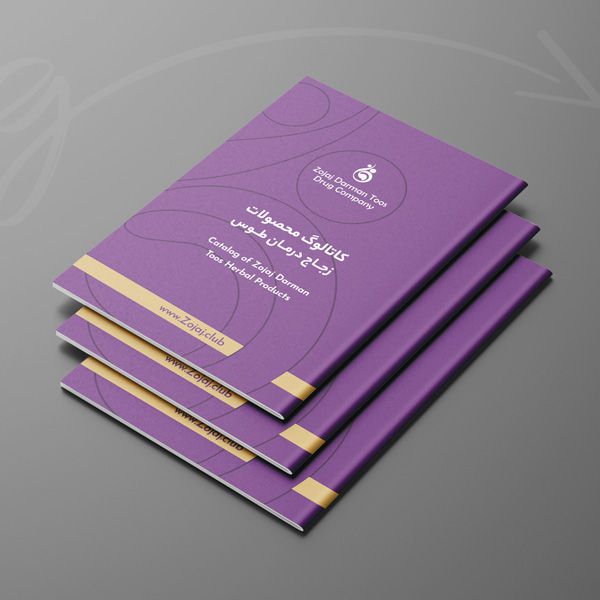 طراحی کاتالوگ زجاج درمان طوس