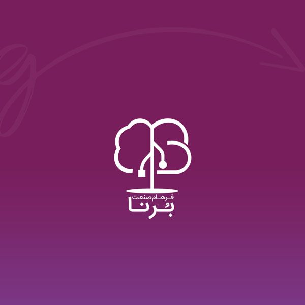 طراحی لوگو شرکت نرم افزاری و خدمات الکترونیکی برنا