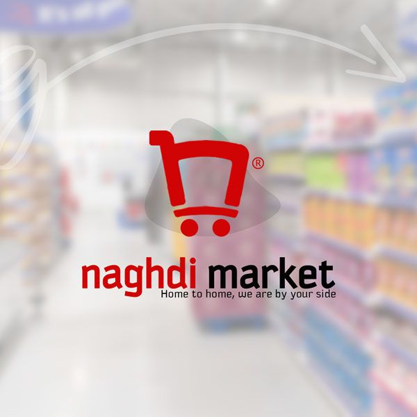 طراحی لوگو فروشگاهی نقدی مارکت