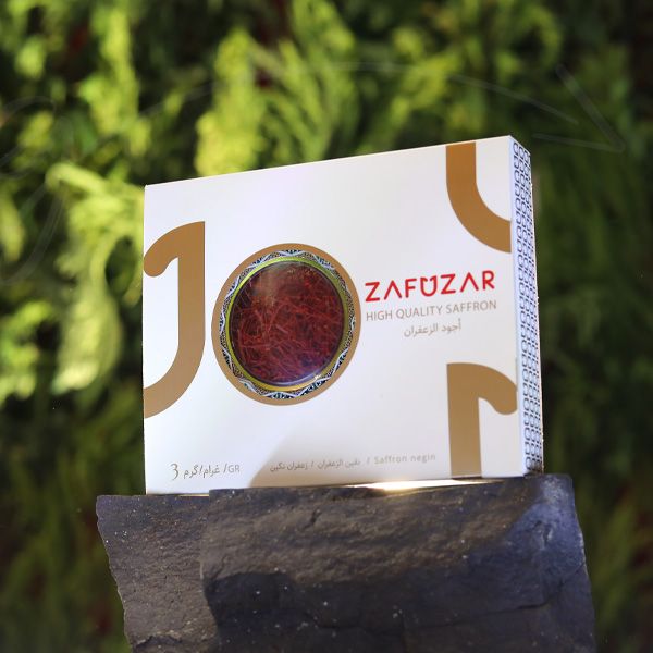 طراحی بسته بندی زعفران صادراتی زعفوزار + ویدئو