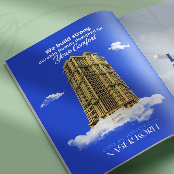 طراحی کاتالوگ شرکت ساختمانی فردوس برین