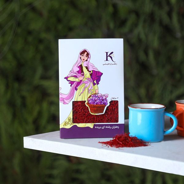 طراحی بسته بندی زعفران خلیلی