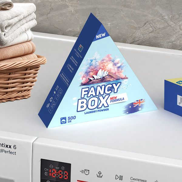 طراحی بسته بندی پودر لباسشویی FANCY BOX استرالیا