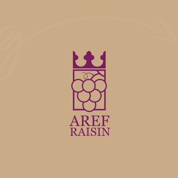 طراحی لوگو کشمش عارف