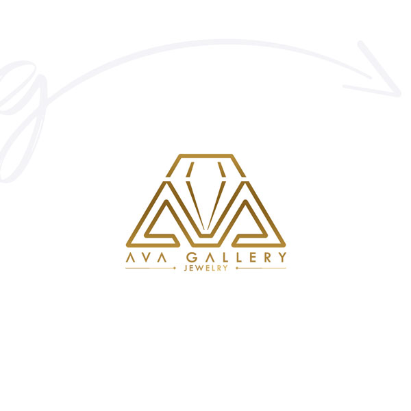 طراحی لوگو جواهری - گالری آوا