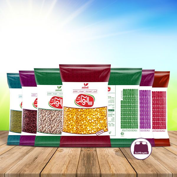 خدمات طراحی بسته بندی مواد غذایی + نمونه کار