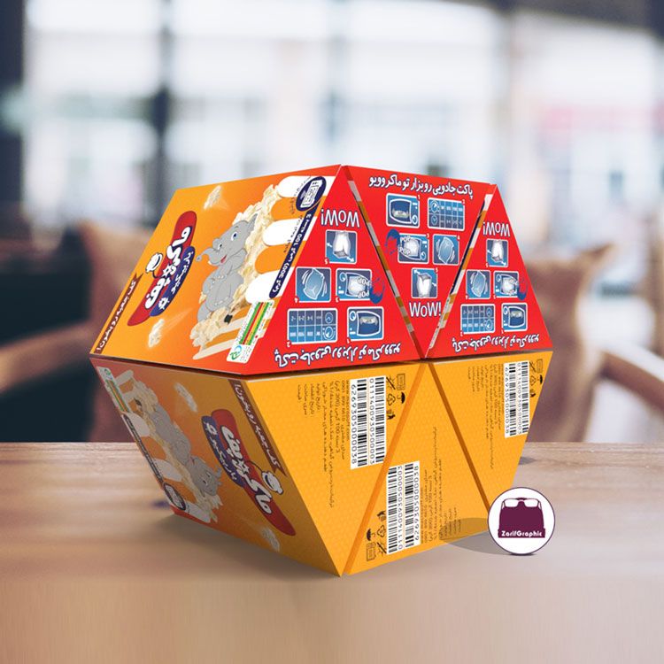 طراحی جدید بسته بندی ماکروپف