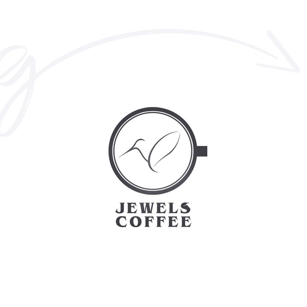 طراحی لوگو قهوه Jewels