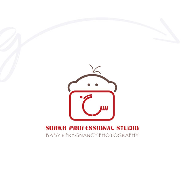 طراحی لوگو استودیو تخصصی کودک سرخ