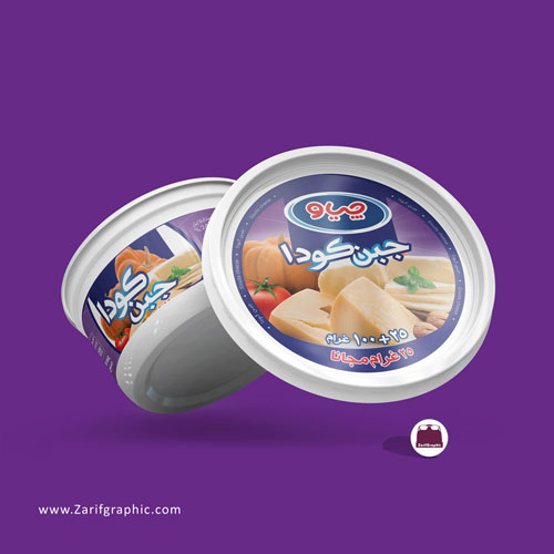 طراحی بسته بندی پنیر گودا_ کارخانه چیاو عراق