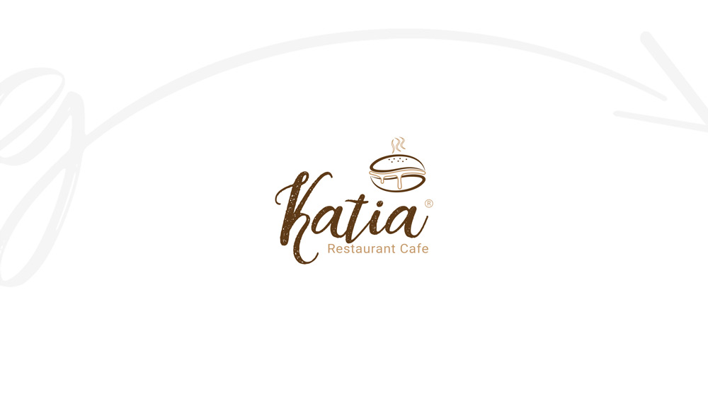 طراحی لوگو کافه رستوران کاتیا 