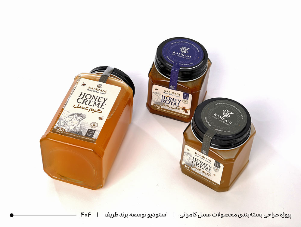 دیزاین لیبل عسل