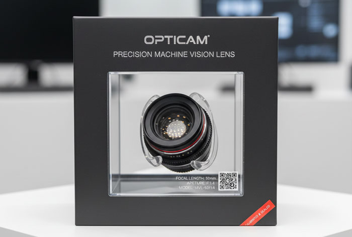 طراحی بسته بندی لنزهای دوربین های صنعتی