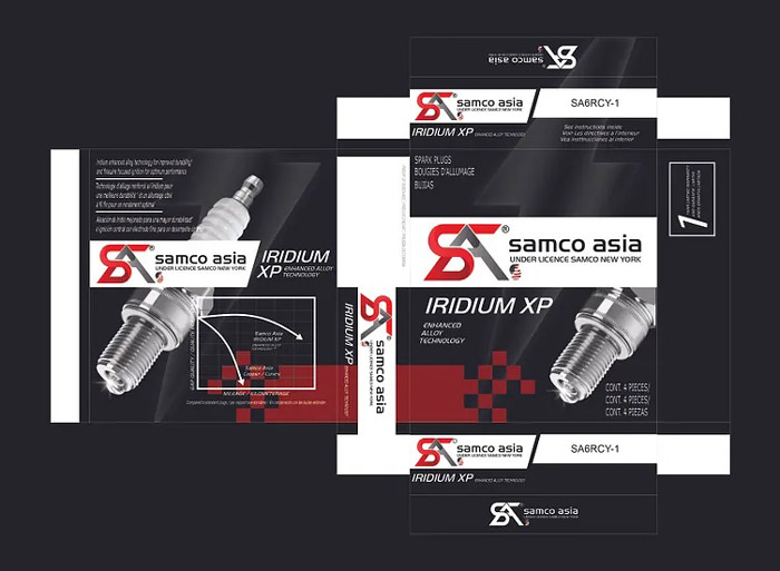 طراحی بسته بندی شمع خودرو