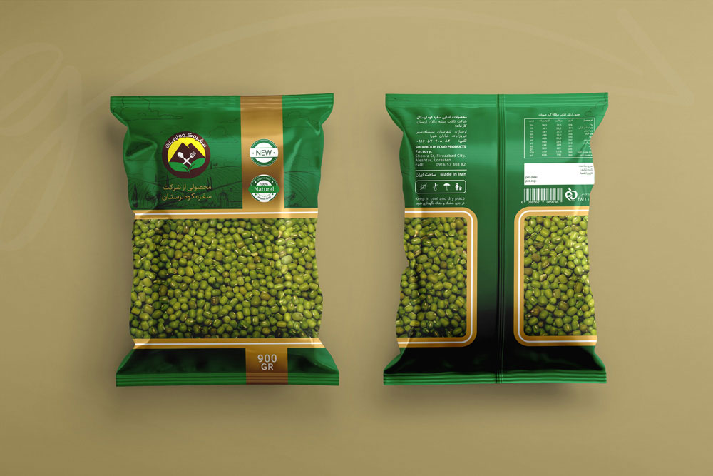 frijol packaging design